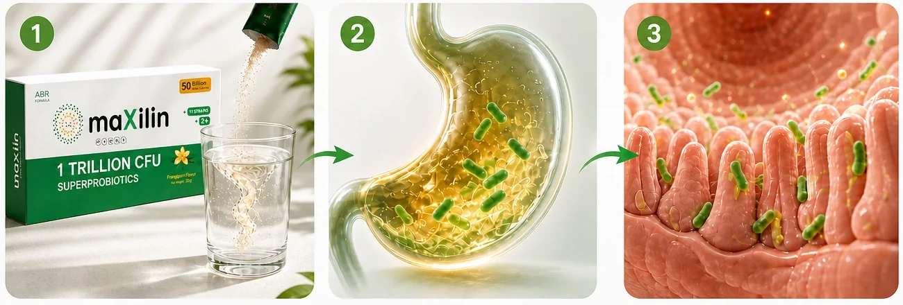 Maxilin usage steps